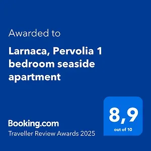 Larnaca, 1 Bedroom Seaside , Periwolia Cypr